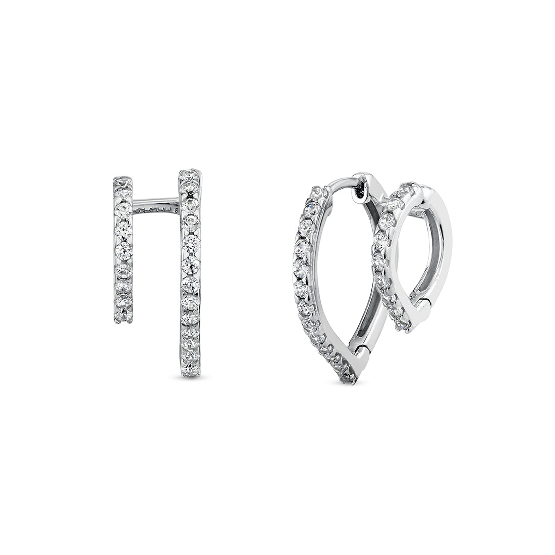 Shell Heritage Shell Shaped Diamond Earrings