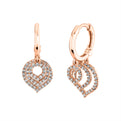 Shell Heritage Shell Trio Dangle Diamond Earrings