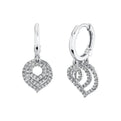 Shell Heritage Shell Trio Dangle Diamond Earrings