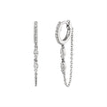 Marquise Diamonds Chain Earrings