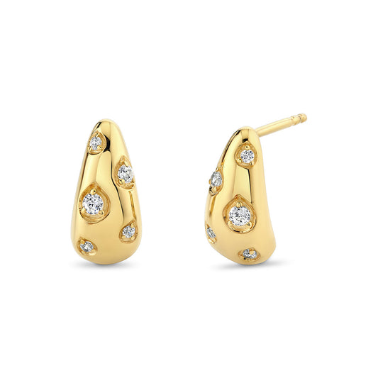 Auravie Shell Shapes Diamond Earrings