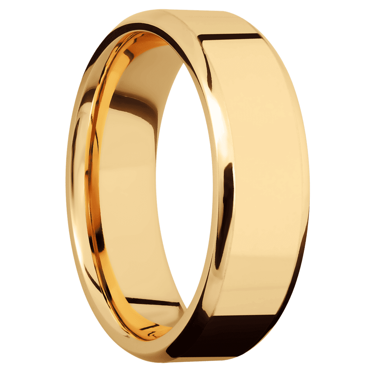 14K Yellow Gold + Polish , Polish Finish