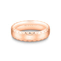 Fluted Shell Brushed Mens Band - Zion