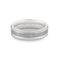 Heritage Two Tone Mens Band with Brushed Grey Gold - Luis
