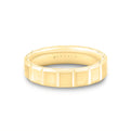 Fluted Shell Geometric Brushed Mens Band - Benedict