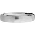 14K White Gold + Satin Finish