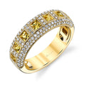 Yellow Gold and Yellow Diamond Ring
