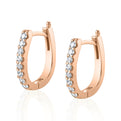 Diamond Huggie Earrings - 0.50 Carats