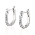 Diamond Huggie Earrings - 0.50 Carats