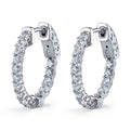 Classic Huggie Earrings - 19MM - 1.10 Carats