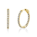 24MM Diamond Hoops