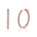 24MM Diamond Hoops