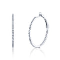 Classic Diamond Hoops 0.50 CT