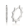 Solaz Diamond Sun Hoop Earrings