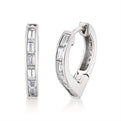 Shell Heritage Baguette Hoop Earrings