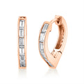 Shell Heritage Baguette Hoop Earrings