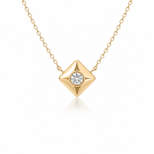 Yellow Gold Forevermark Icon Diamond Necklace