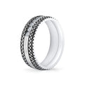 Heritage Engraved Diamond Mens Band - Keaton
