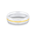 Heritage Classic Two Tone Brushed Mens Band - Jevin