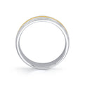 Heritage Classic Two Tone Brushed Mens Band - Jevin