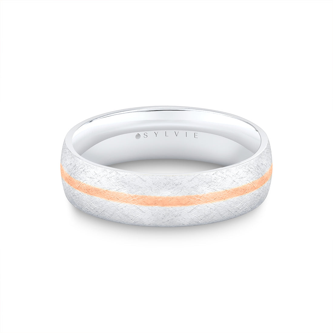 Heritage Classic Two Tone Brushed Mens Band - Jevin