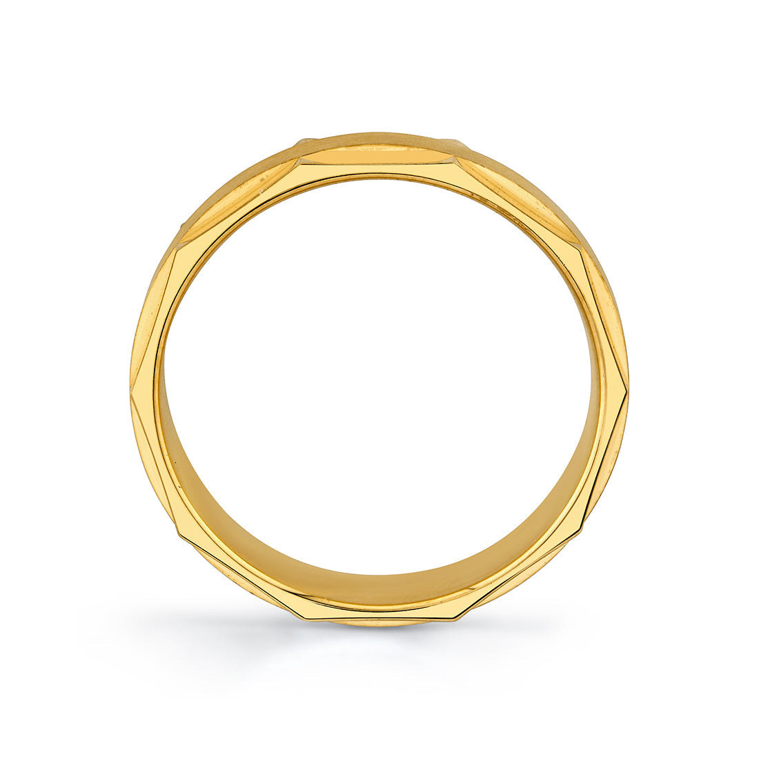 Heritage Brushed Geometric Mens Band - Rhys