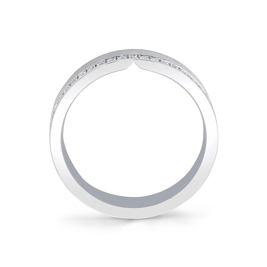 Legacy Brushed Diamond Mens Band - Ryder