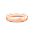 Heritage Geometric Shell Polished Mens Band - Christian