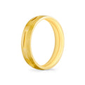 Heritage Brushed Grooved Mens Band - Luka