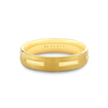 Heritage Brushed Grooved Mens Band - Luka