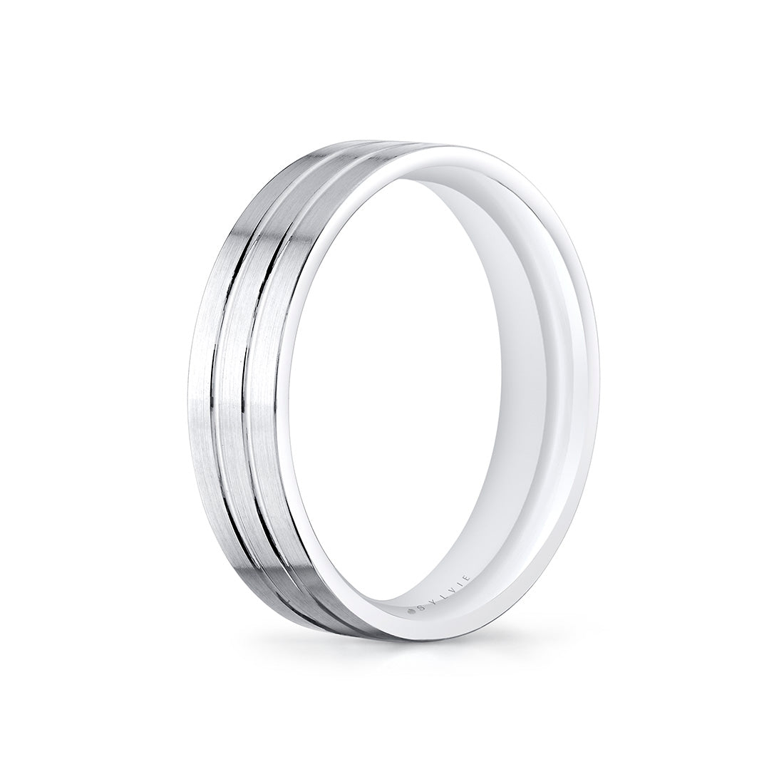 Heritage Brushed Grooved Mens Band - Declan