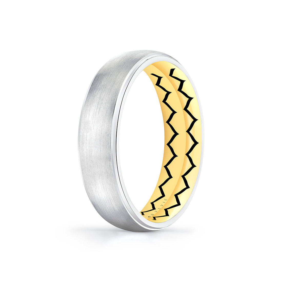 Shell Ascend Two Tone Brushed Mens Band - Oliver