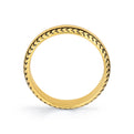 Shell Apex Engraved Mens Band - Felix