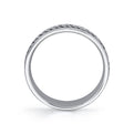 Shell Apex Engraved Mens Band - Graham