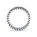 Shell Apex Engraved Mens Band - Myles