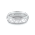 Shell Ascend Two Tone Summit Mens Band - Sterling