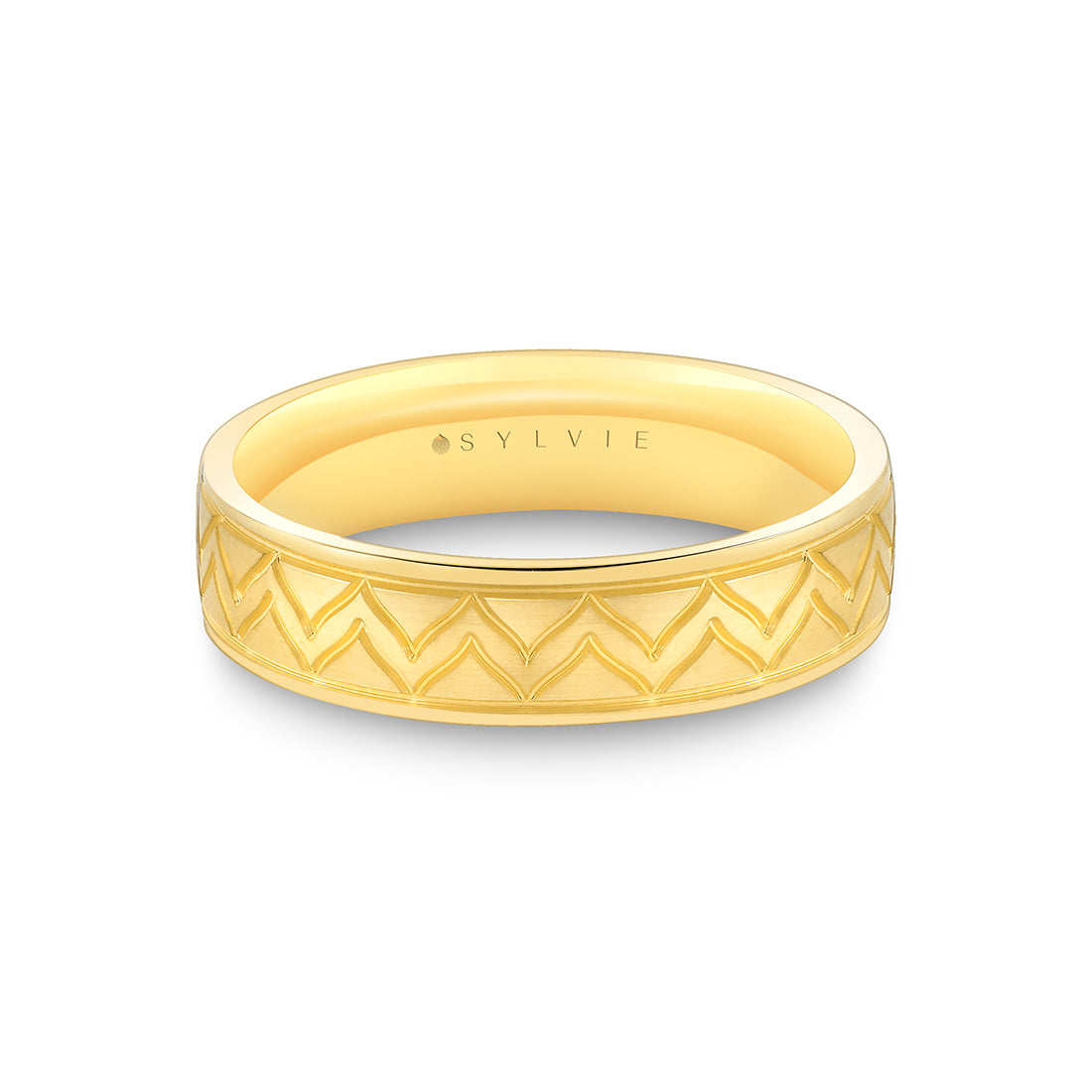 Shell Ascend Engraved Summit Mens Band - Theo