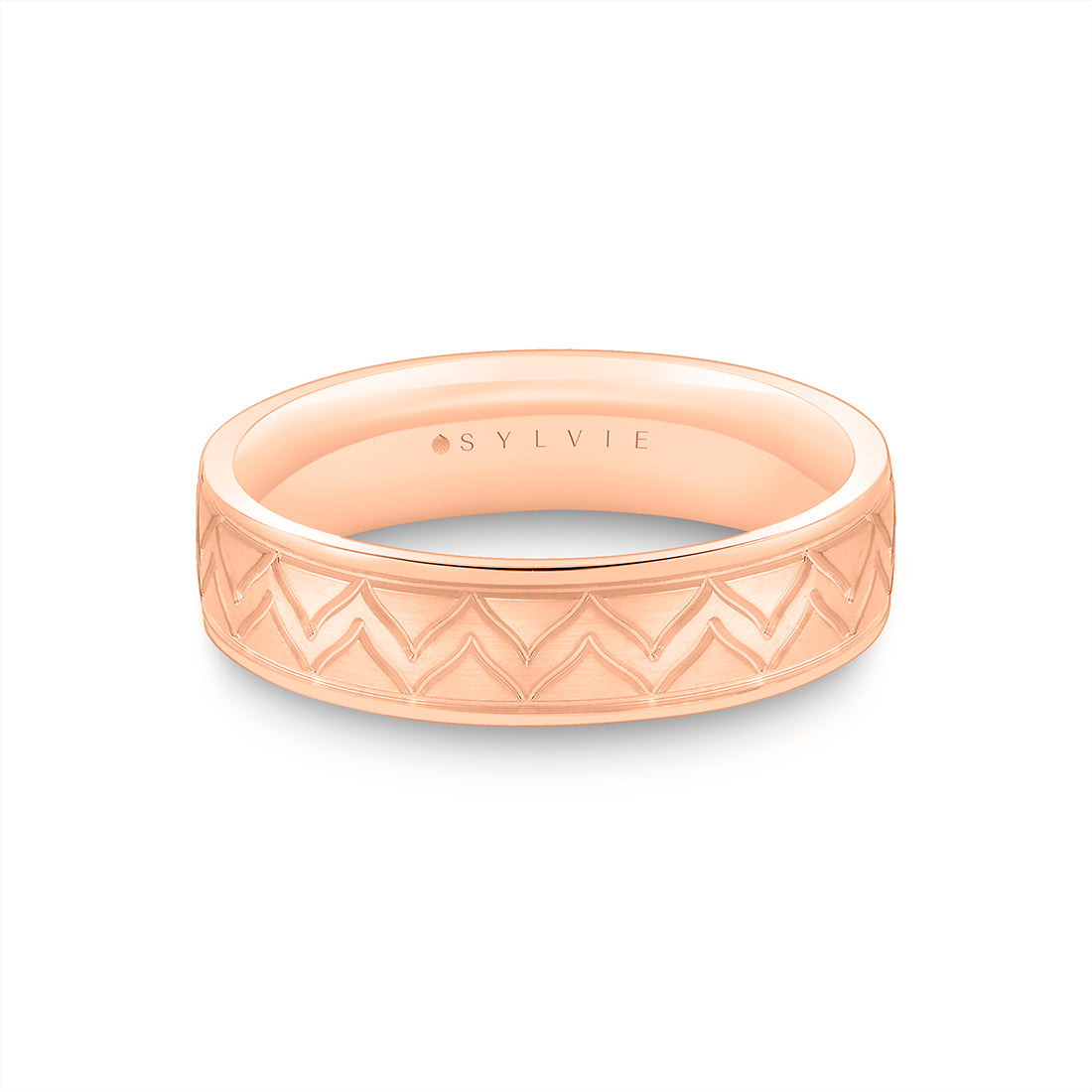 Shell Ascend Engraved Summit Mens Band - Theo