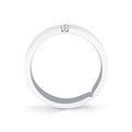 Legacy Shell Brushed Baguette Mens Band - Beckham