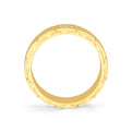 Fluted Shell Brushed Diamond Mens Band - Griffin