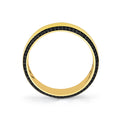 Shell Apex Brushed Black Diamond Mens Band - Jax