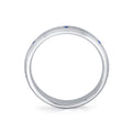 Heritage Brushed Sapphire Mens Band - Omar