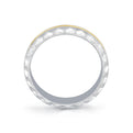 Fluted Shell Two Tone Mens Band - Holden