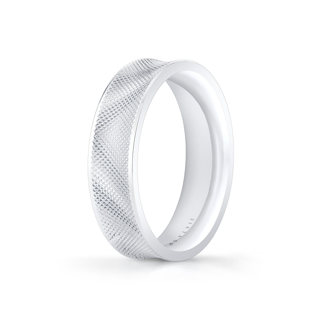 Knurled Mens Band - Qadry