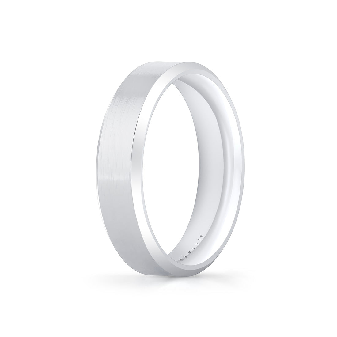 Bevel Fit Brushed Mens Band - Tyson