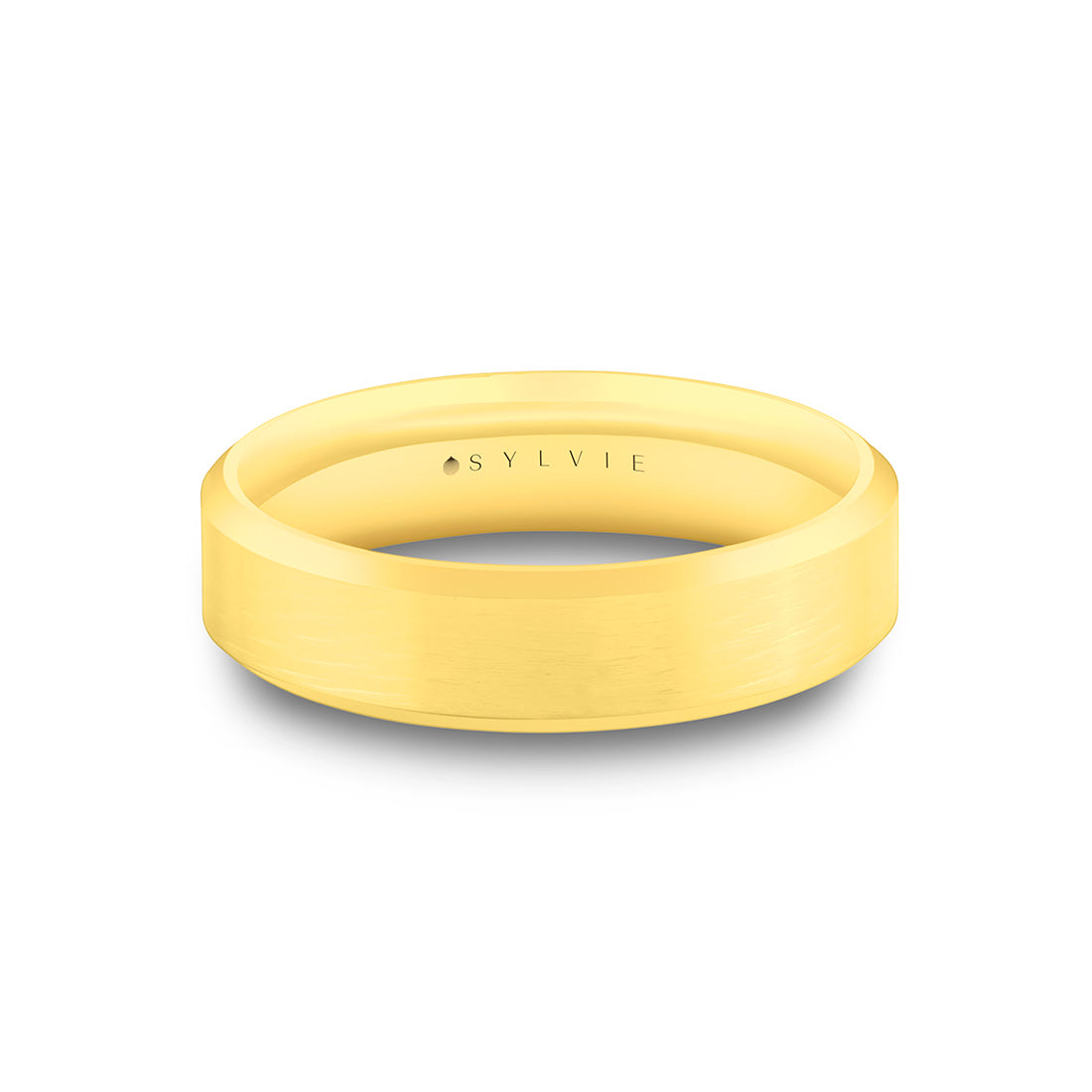 Bevel Fit Brushed Mens Band - Tyson