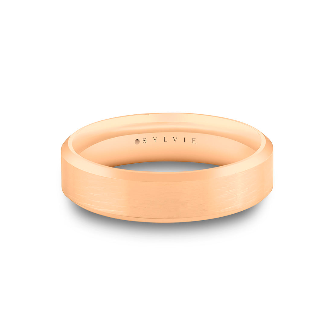 Bevel Fit Brushed Mens Band - Tyson