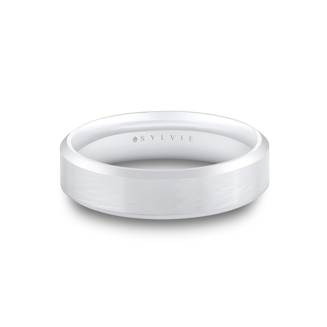 Bevel Fit Brushed Mens Band - Tyson