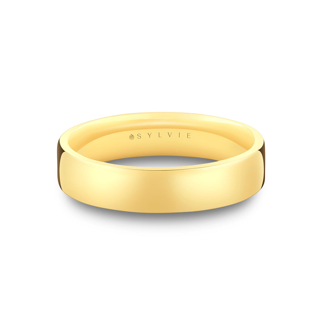 5 mm Polished Mens Band - Xeno