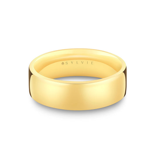 7 mm Polished Mens Band - Xeno